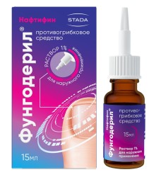 Фунгодерил р-р д/наружн. прим. 1% 15 мл 1 шт.