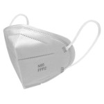 Респиратор защитный одноразовый, 1 шт N95 (класс защиты FFP2) из нетканого материала без клапана подростковый 10-14 лет белый 2400001807703