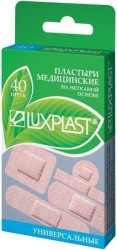 Лейкопластырь Luxplast ассорти полимерный 40 шт.