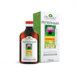 Шампунь Мирролла репейный с комплексом витаминов для укрепления волос 150 мл