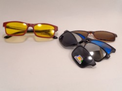 Оправа для очков Eldorado с поляризационными накладками 5 шт