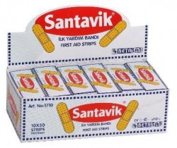 Лейкопластырь Santavik р. 1.9смx7.2см 10 шт.