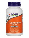 L-Карнозин, Now (Нау) капсулы 500 мг / 677 мг 50 шт