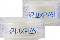 Лейкопластырь Luxplast фиксирующий на нетканой основе катушка р. 5мх1.25см